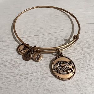 Alex and Ani Gator bracelet, gold, one size